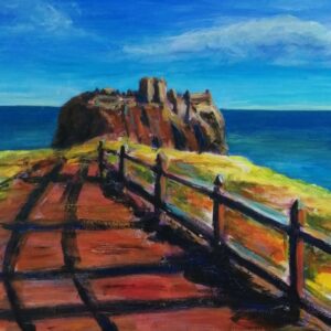 A View of Dunnottar Castle